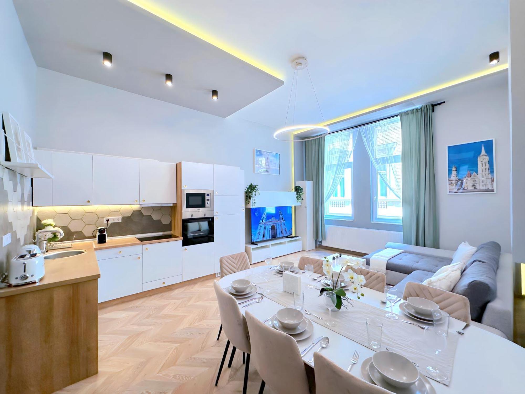 Appartement Lovely 3-bedroom In Downtown With Modern Design And Ac *